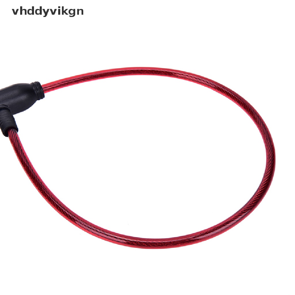 1 Dây Khóa Xe Đạp Chống Trộm 8x640mm Kèm 2 Chìa Khóa