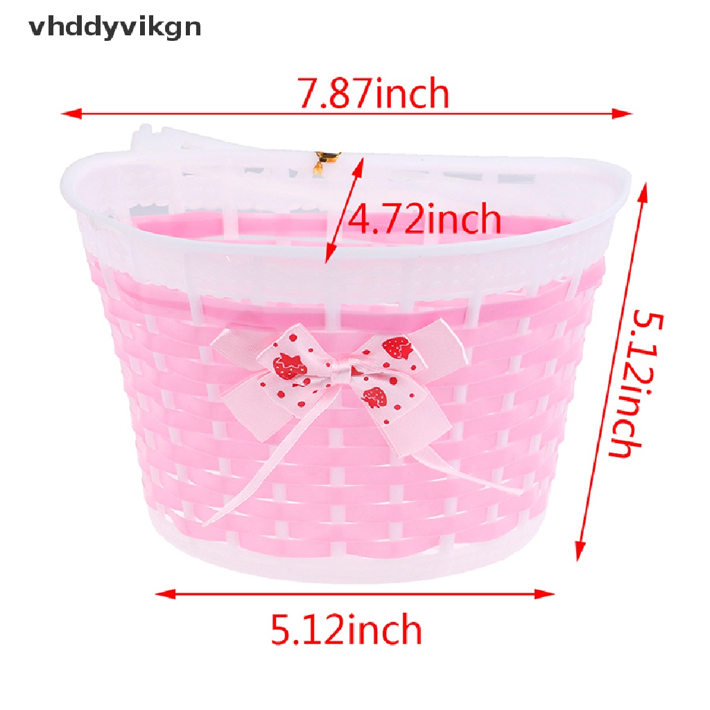 Giỏ Đựng Đồ Gắn Phía Trước Xe Đạp Tiện Dụng Cho Bé Gái