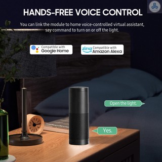 WiFi Smart Light Switch Module APP Remote Control Voice Control Group Share Compatible with Alexa Echo Google Home for Home Office (3 Channel)