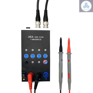 HW-210K Handheld Portable Dual-channel VI Curve Tester Circuit Board Online Detection ASA Tester 4 Gear Frequency Alternating Speed Adjustable