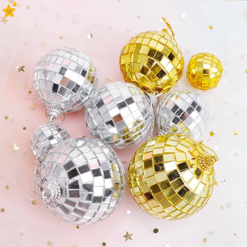 Trái Châu Trang Trí Cây Thông Giáng Sinh Phản Quang DIY JP6