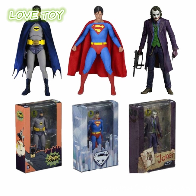 Mô Hình Nhân Vật Superman Batman 7-inch Hoạt Hình Độc Đáo