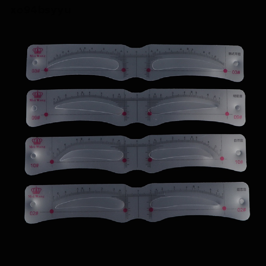 Set 12 Khuôn Hỗ Trợ Kẻ Lông Mày Tiện Dụng Xo94Bsyu