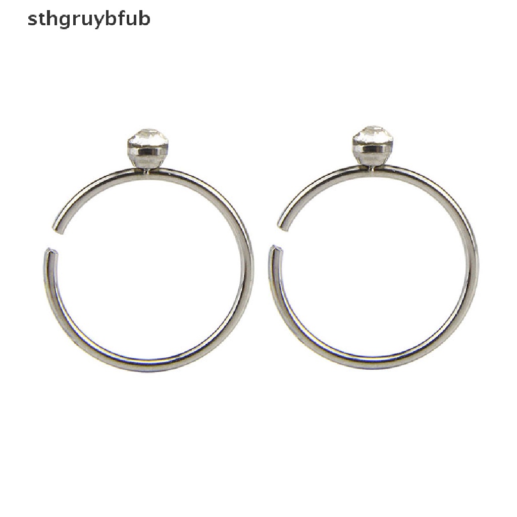 Set 40 Khuyên Mũi Thép Không Gỉ Đính Đá Cá Tính