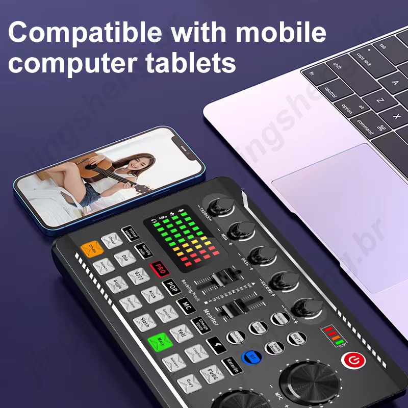 Thẻ Âm Thanh Bluetooth Hỗ Trợ Livestreaming Podcastinging