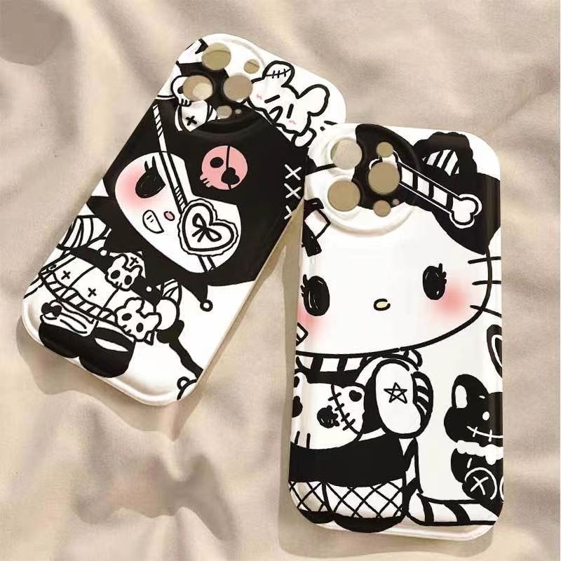 Ốp Điện Thoại Họa Tiết Hoạt Hình Hello Kitty / Bong Bóng Dễ Thương Cho iPhone12 / plus6 147 1311Pro 8x