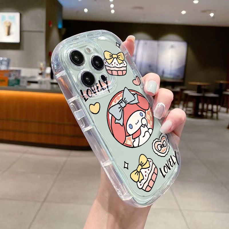 ✅Ốp Điện Thoại Mềm Trong Suốt Chống Sốc In Hình Bướm Melody Cho Iphone 7 13 xs / / 128p xr / 11 14