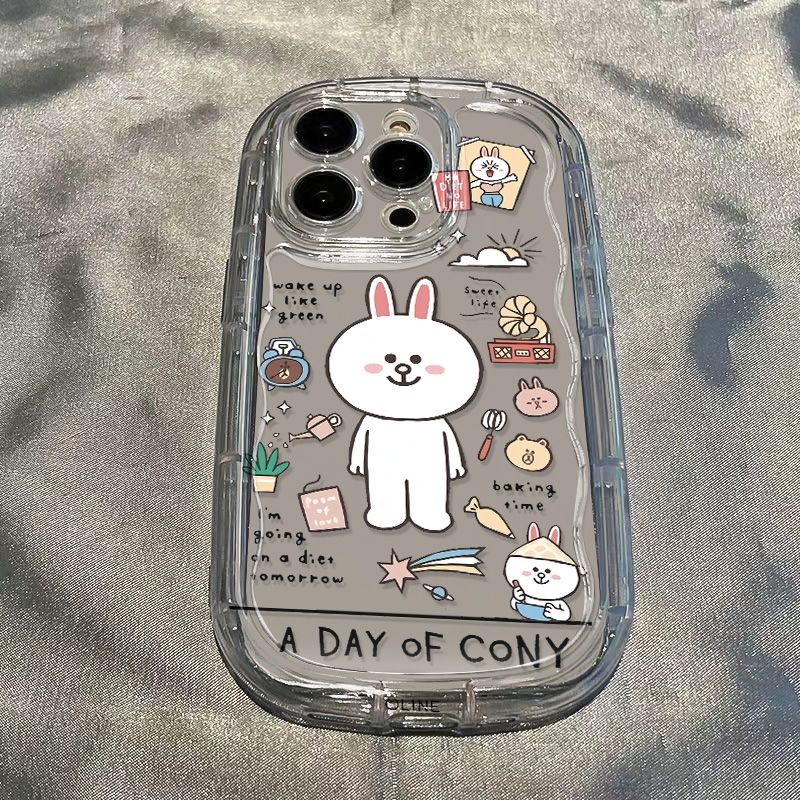 ✅Ốp Điện Thoại Mềm Trong Suốt Chống Sốc In Hình Thỏ Kenny Cho Iphone Xsmax12 / 1113 14 8p xr7
