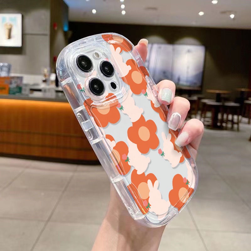 ✅Ốp Điện Thoại Mềm Trong Suốt Chống Sốc In Hình Thỏ Cho Iphone 8p 7xsxr1311 14 promax12 XC5E