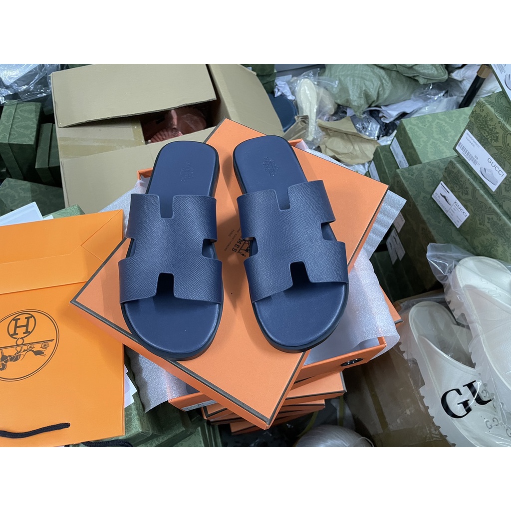 Dép Da Hermes Thời Trang Mùa Hè 2023 Cá Tính Cho Nam Và Nữ#Giày Lười Đế Bằng Chống Trượt Thoải Mái Thời Trang 039; s