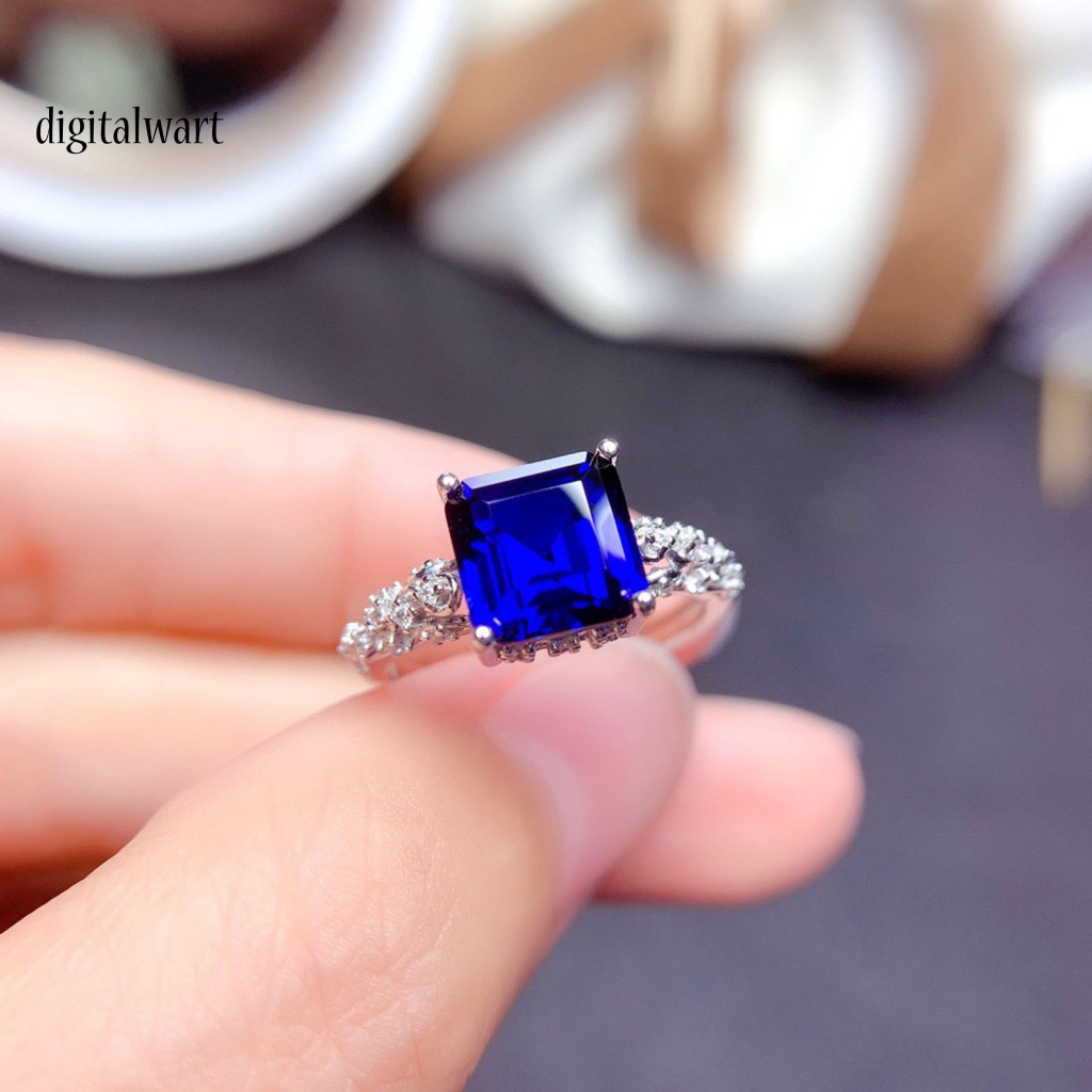 Kỹ Thuật Số| Nhẫn Hở Đính Đá Moissanite Nhân Tạo Thời Trang Cho Nữ