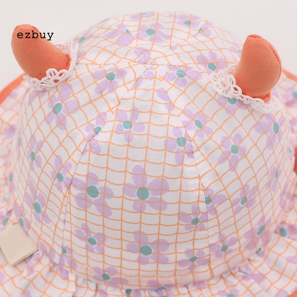 Nón Tai Bèo Thoáng Khí Thấm Hút Nước Thiết Kế Ren Xinh Xắn Thời Trang Đi Biển Cho Bé Gái