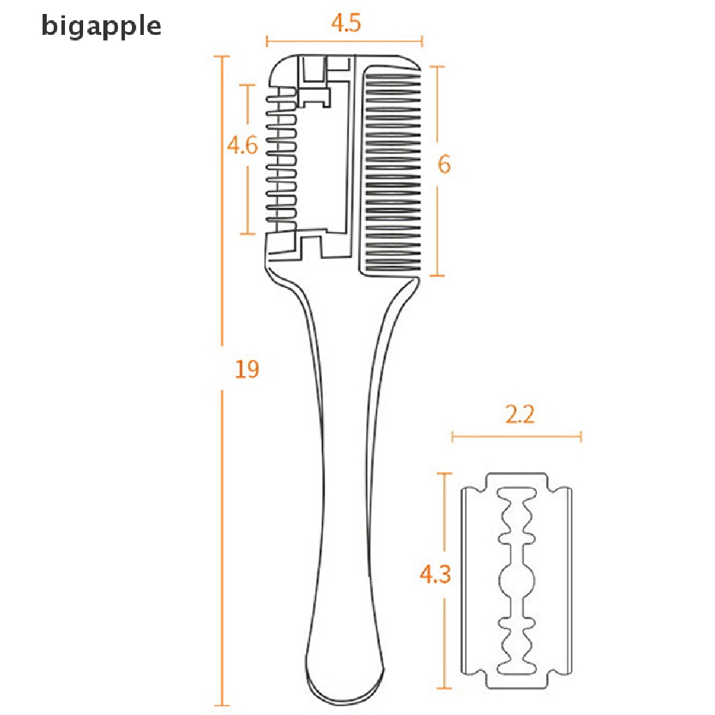 Lược Chải Tóc Tạo Kiểu Gợn Sóng Với Lưỡi Dao Cạo Mỏng RDG