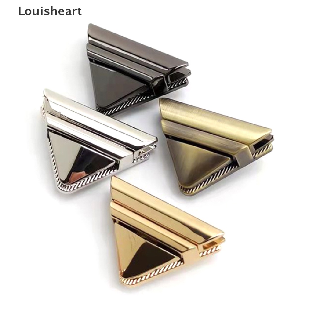 Khóa Bấm Hình Tam Giác Bằng Kim Loại Thời Trang Cho Túi Xách DIY