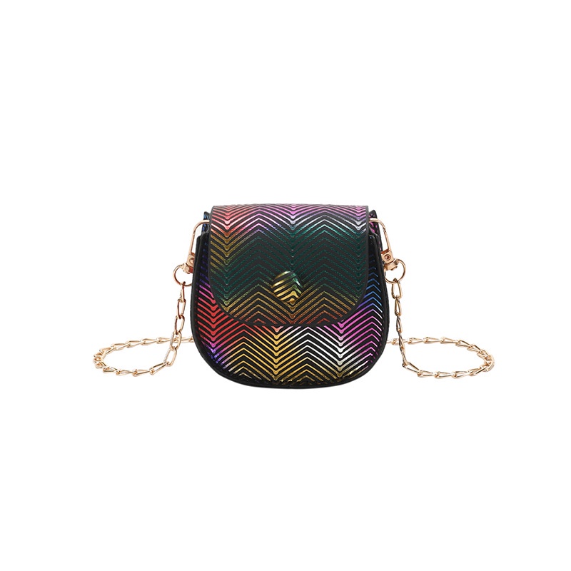 Túi Xách Đeo Vai Hình Vuông Cỡ Nhỏ Phối Dây Đeo Sợi Xích Phong Cách Cổ Điển Thời Trang Cho Nữ