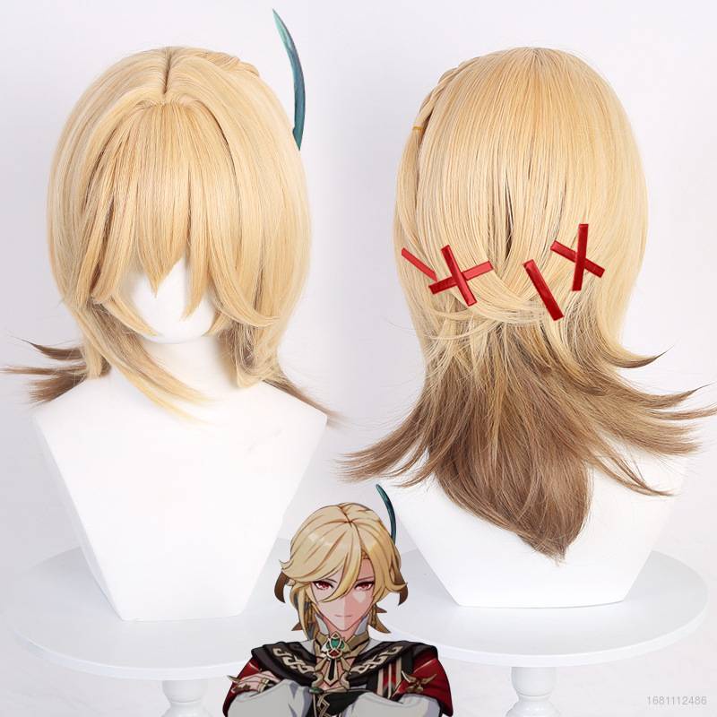 Bộ Tóc Giả Dài 45cm Hóa Trang Nhân Vật Anime