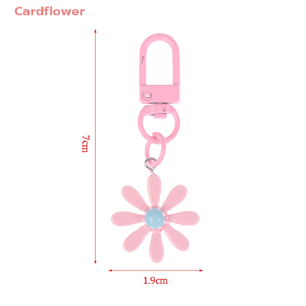 (MớI) Móc KhóA NhựA Resin In Hoa Treo TúI XáCh / Tai Nghe