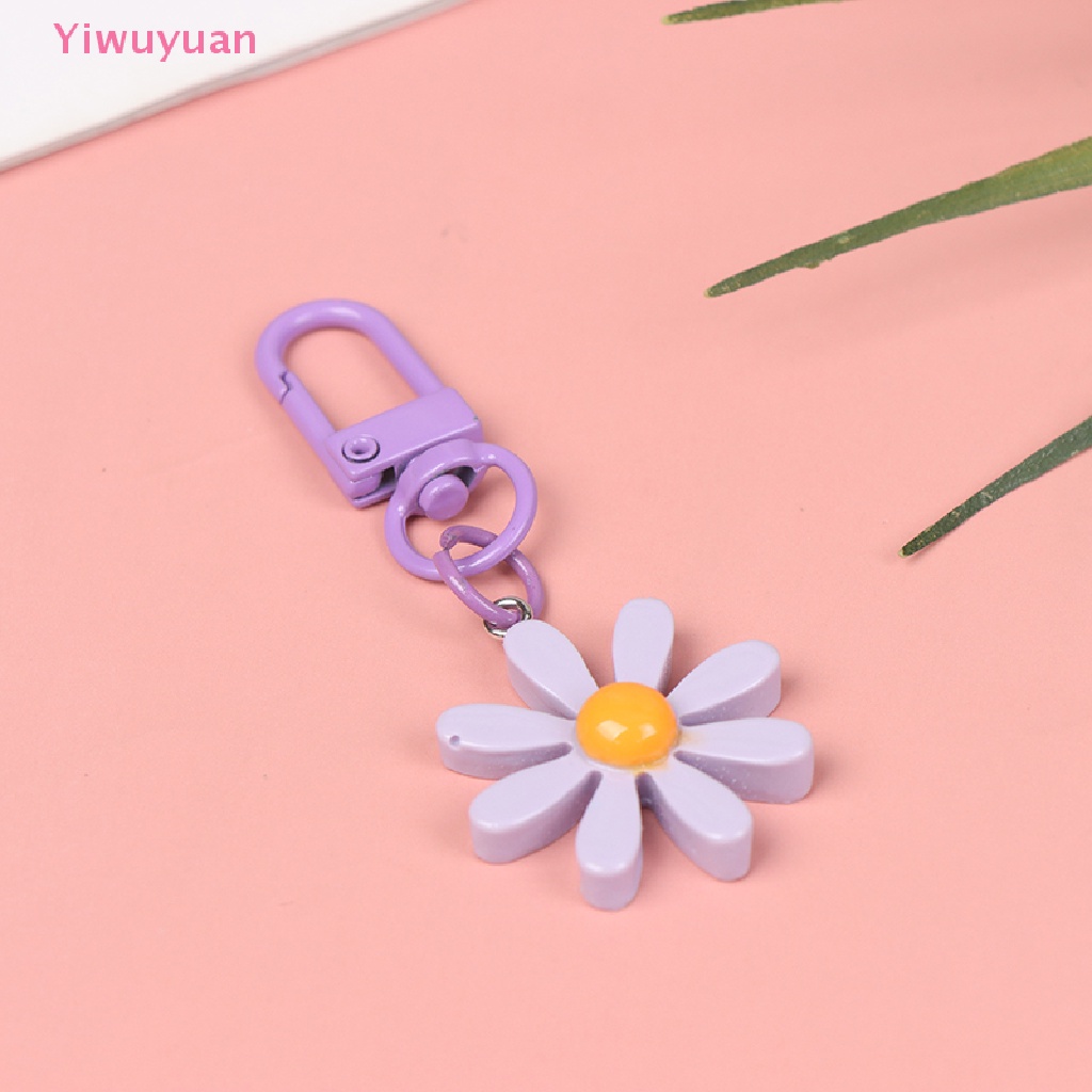 (MớI) Móc KhóA NhựA Resin In Hoa / Tai Nghe HoạT HìNh &lt; Yiwuyuan &gt;