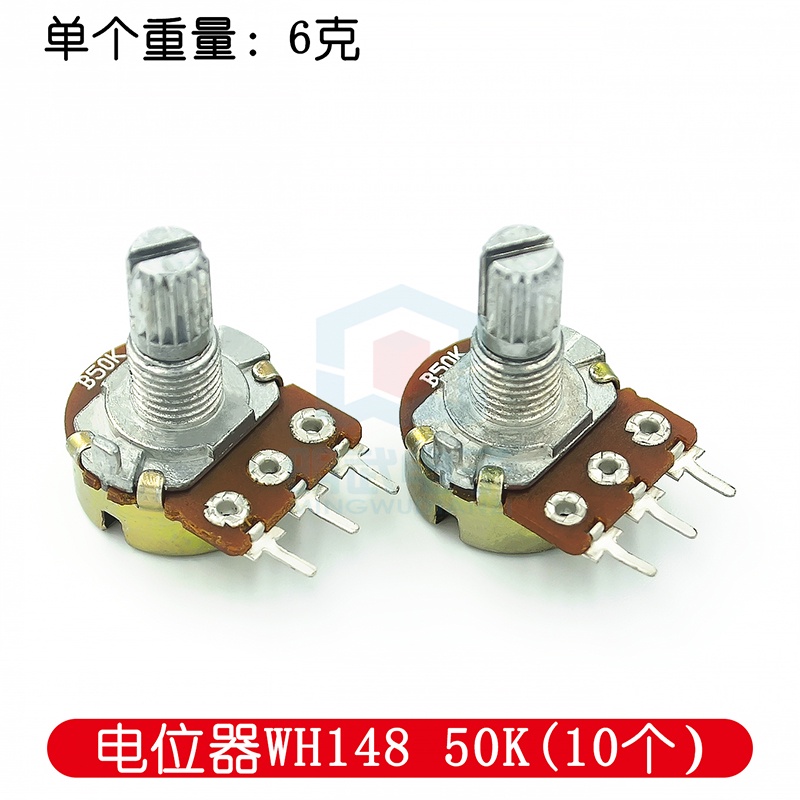 Set 10 Chiết Áp WH148 B10K 5K 10K 50K 100K Chuyên Dụng