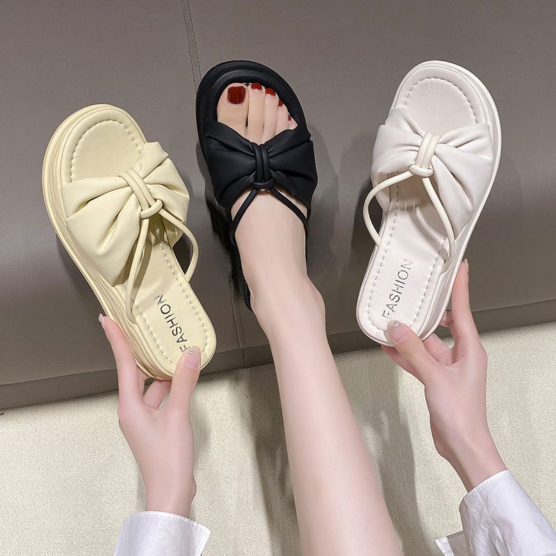 Dép Lười Đế Dày Thời Trang Mùa Hè Dễ Phối Đồ Cho Nữ