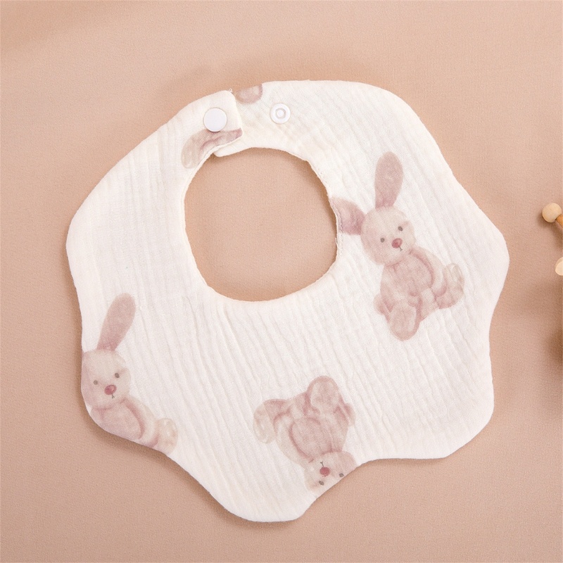 Yếm Ăn Bằng Cotton 6 Lớp Dành Cho Bé Trai Gái