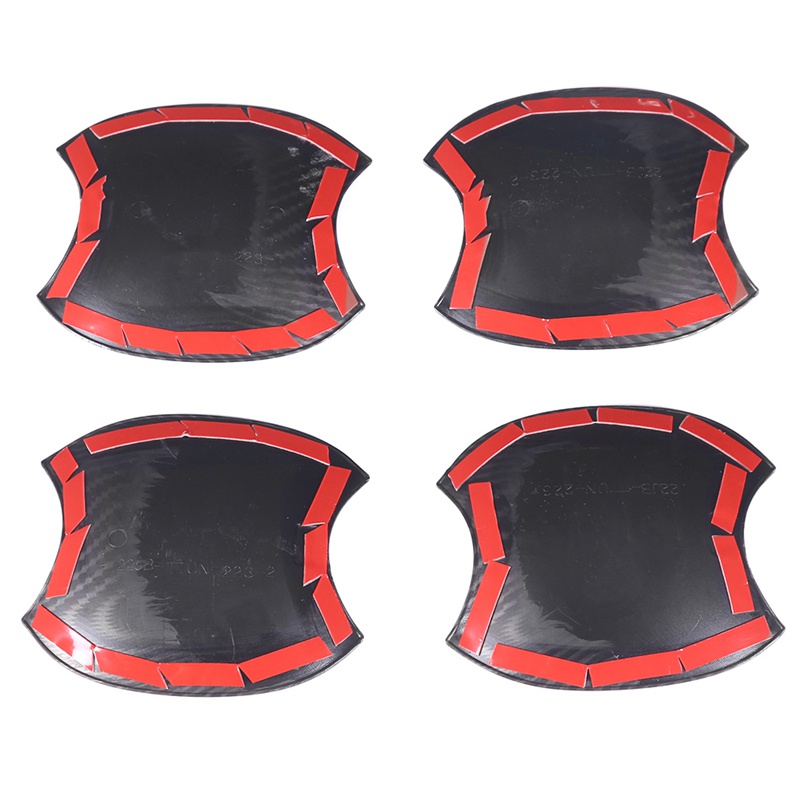 Tay Nắm Cửa Bên Ngoài Bằng ABS Sợi Carbon Màu Đen Cho Toyota Tundra 2022 2023