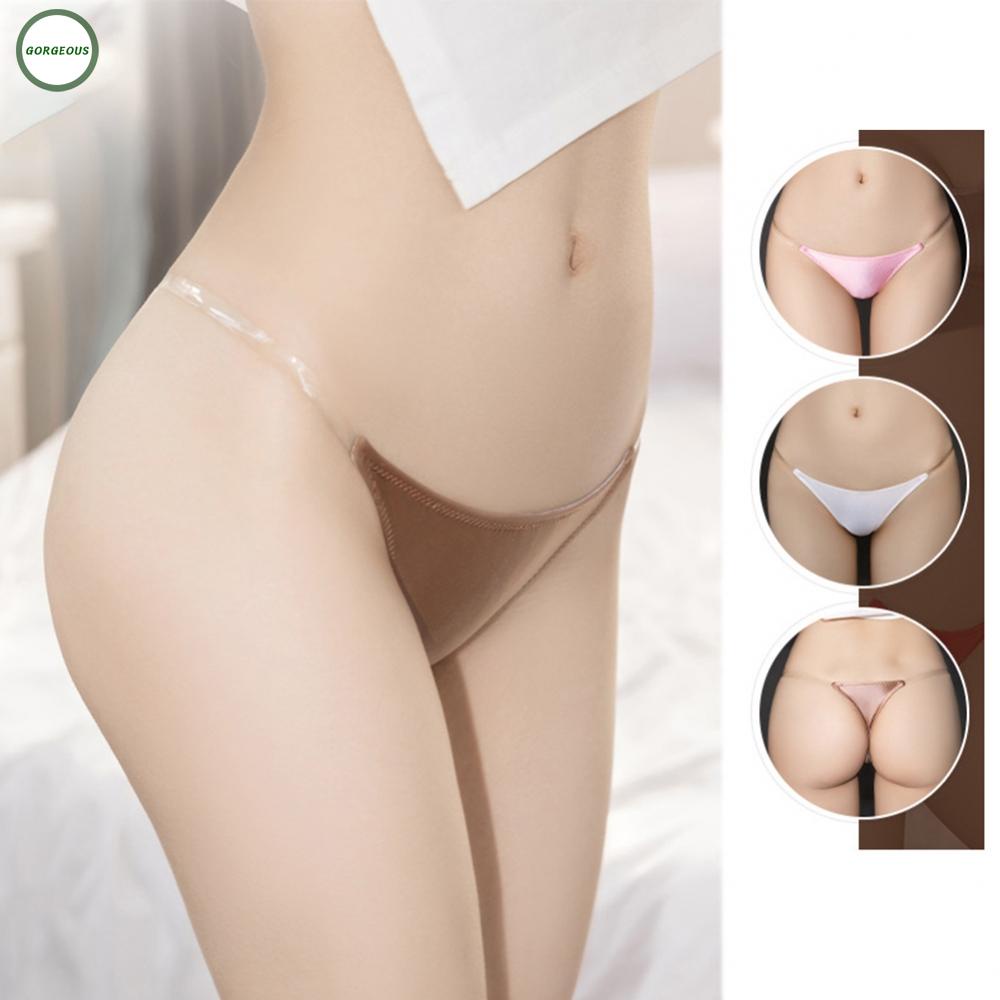GORGEOUS~T-back Thongs Smooth Ultra Thin Woman Adjustable Female Glossy Lingerie