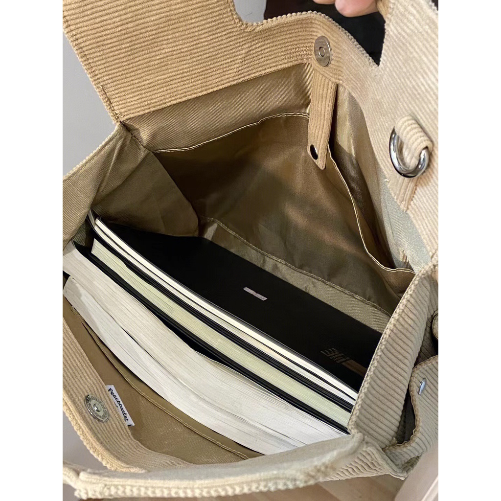 Túi Xách Canvas Sức Chứa Lớn Phong Cách Mới Dễ Phối Đồ Cho Nữ