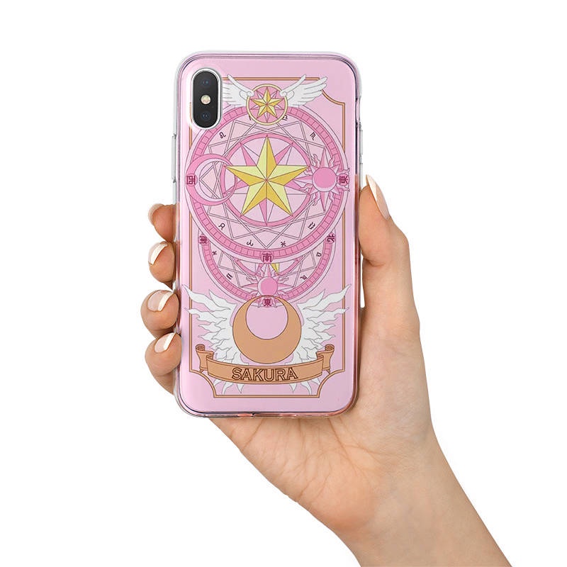 Cardcaptor Sakura Magic Array Mobile Phone Shell for iPhone Two-Dimensional All-Inclusive Anime for iPhone 6S/7P Xs XR Xsmax 11 12 13mini 14 Pro Max 4doS