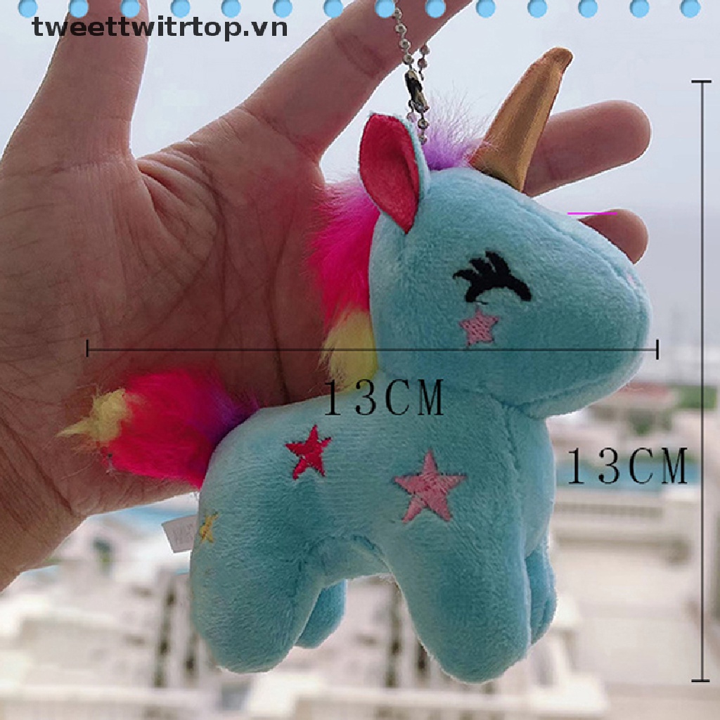 Móc Khóa Kỳ Lân Nhồi Bông Mini Mềm Mại Đáng Yêu