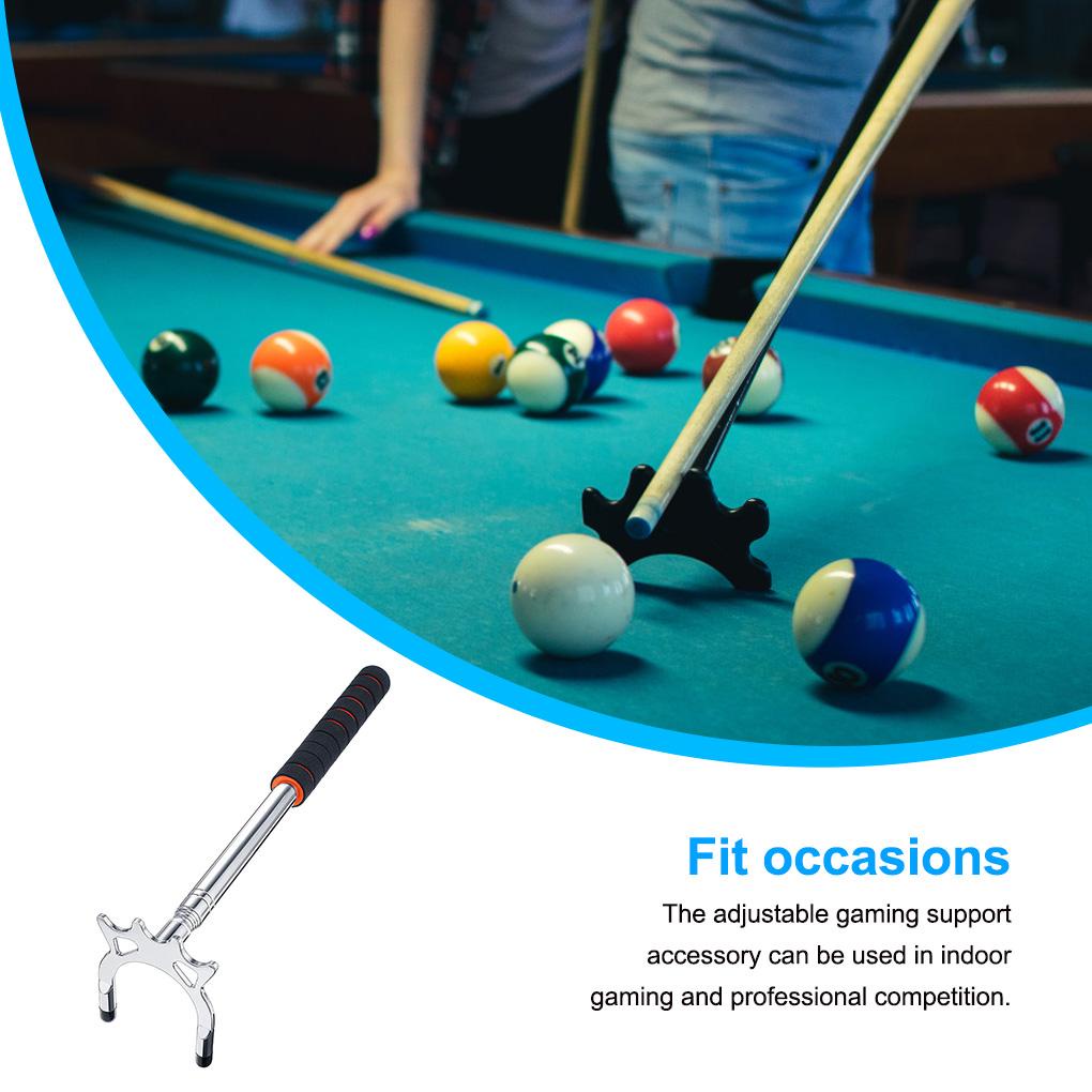 Giá Đỡ Gậy Đánh Bida 1 / 2 Bằng Thép Không Gỉ Có Thể Thu Gọn Tiện Dụng