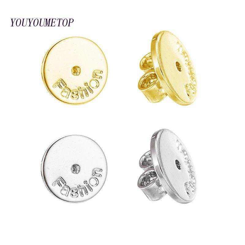 Set 10 Nút Bông Tai Thay Thế Bằng Hợp Kim Hình Bướm Cho Bông Tai