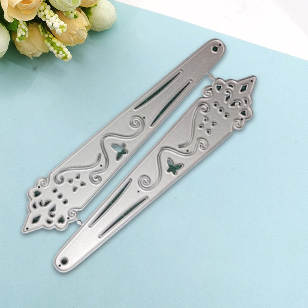 Kfr KFR✧Khuôn Cắt Giấy Kim Loại Hình Quạt DIY Có Thể Tái Sử Dụng