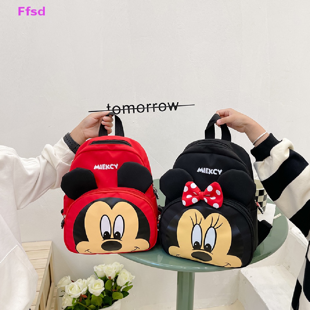 {Ffsd} Ba Lô Đi Học / Du Lịch Hình Tai Chuột Hoạt Hình Dễ Thương Cho Bé * Bán Chạy