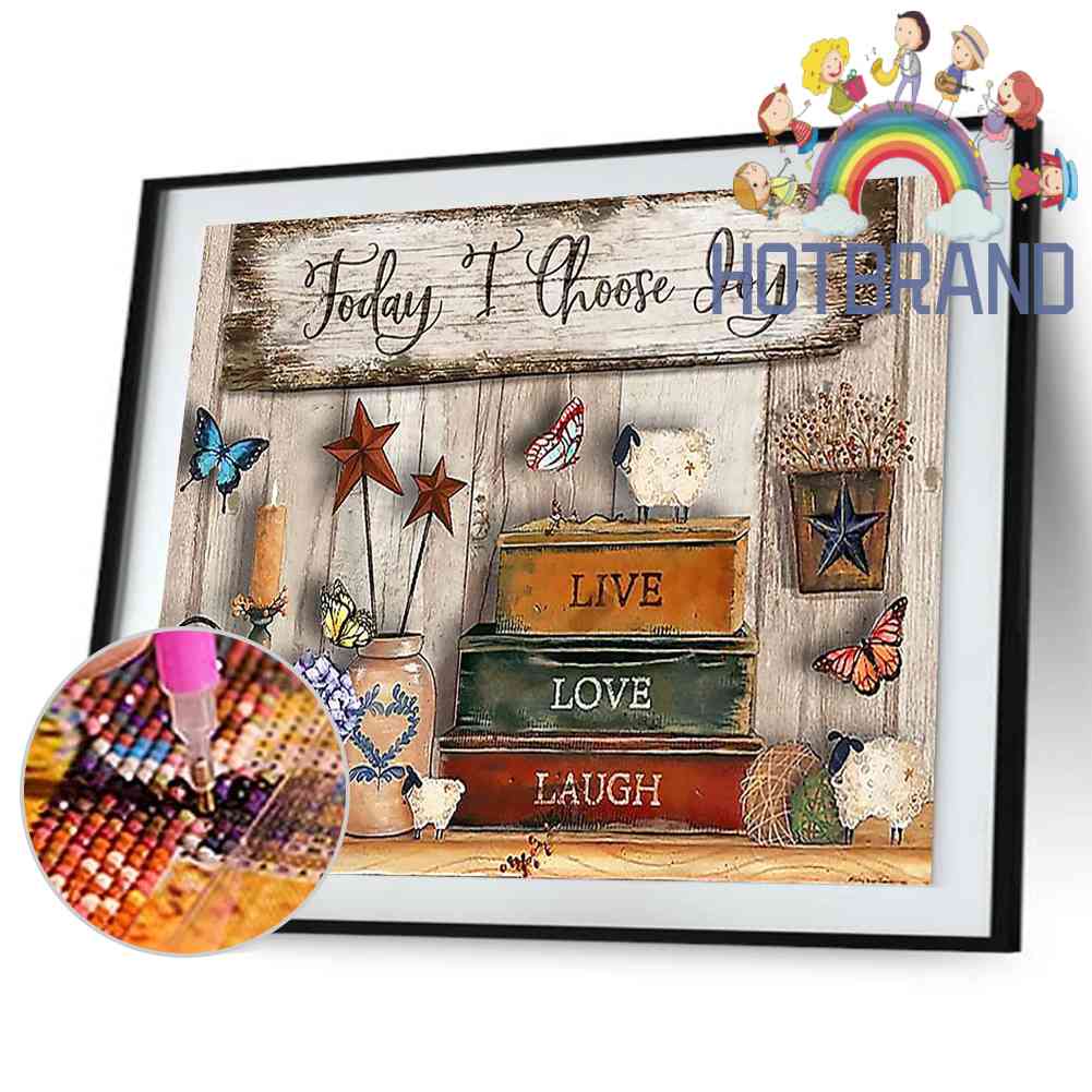 Tranh Đính Đá Kim Cương Toàn Bộ 5D DIY Hình Chữ Cái Tiếng Anh