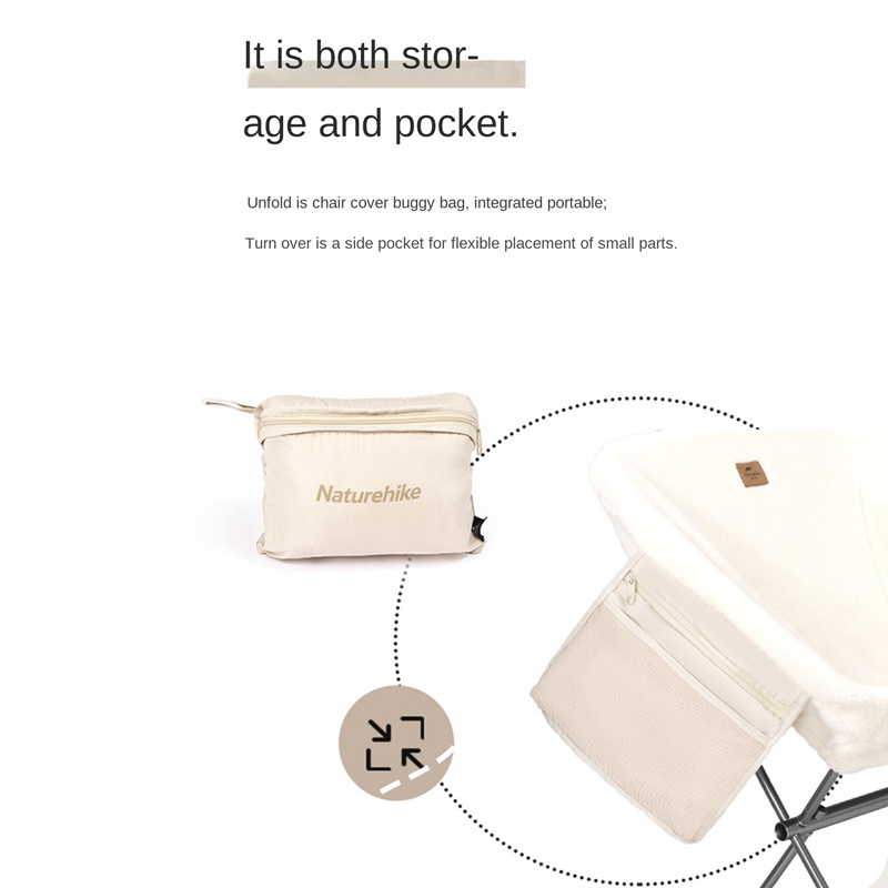 1 Vỏ Bọc Ghế Ngồi Giữ Ấm Mùa Đông Bằng Len Cashmere Hiệu NatureHike