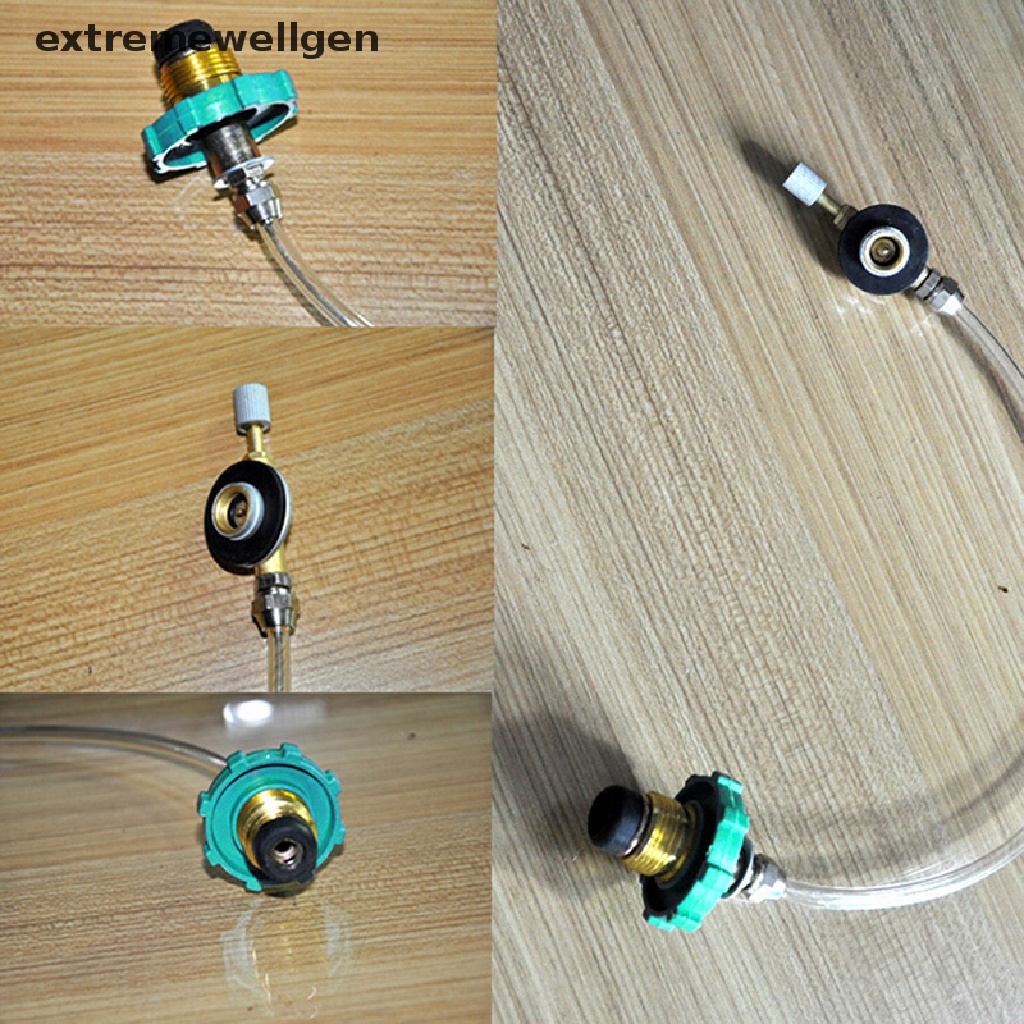 [extremewellgen] Đầu Nối Chuyển Đổi Bình Gas Propane Phẳng Dùng Khi Đi Cắm Trại Ngoài Trời LLF