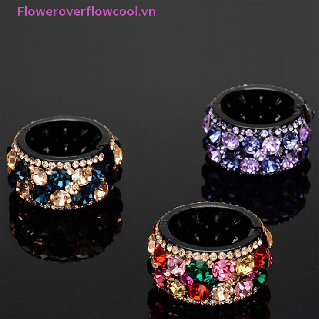 Fofc Kẹp Tóc Đính Kim Cương Pha Lê Mini Cột Tóc Đuôi Ngựa