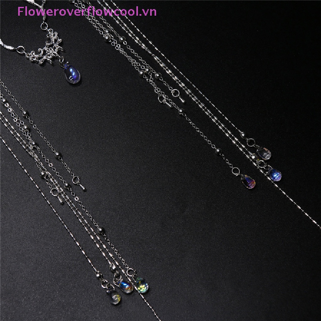 Cài Tóc Dạng Chuỗi Hạt Phối Tua Rua Phong Cách Trung Hoa Cổ Điển