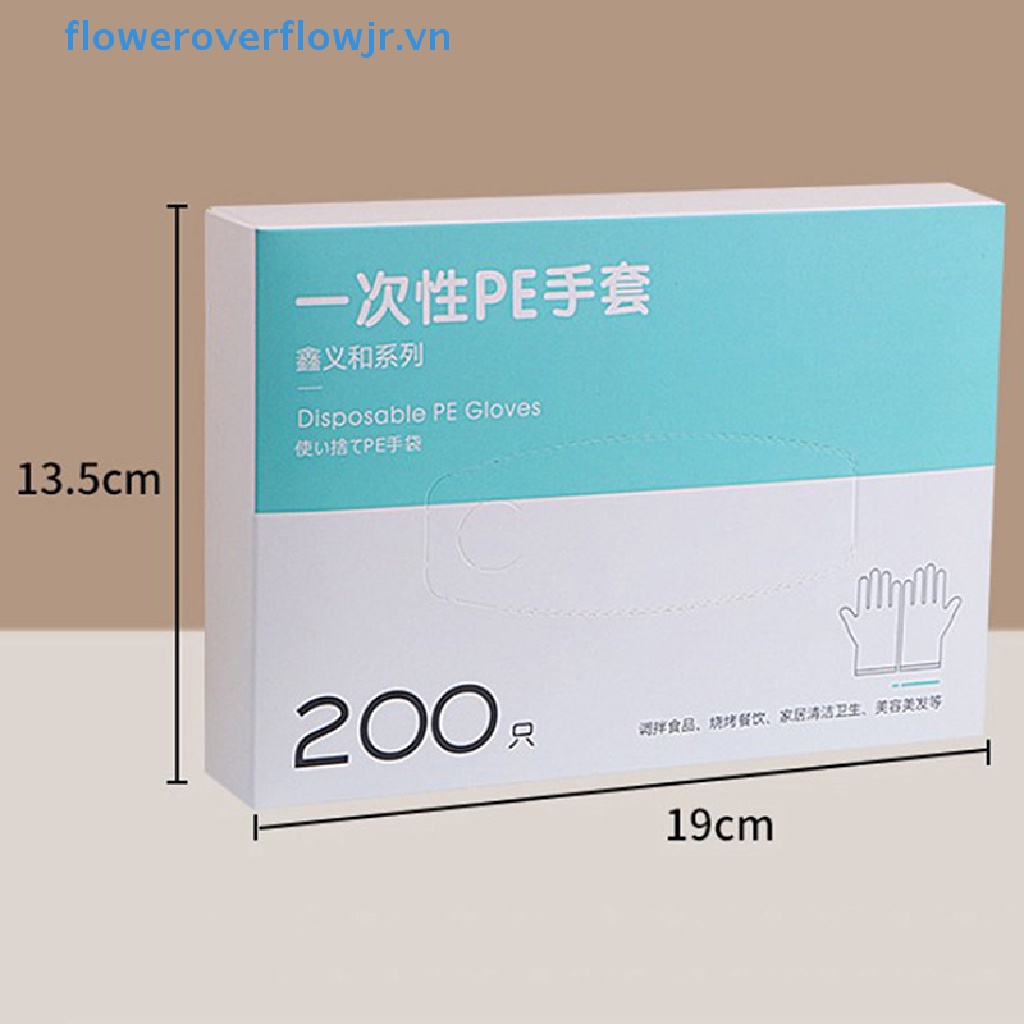 200 Bao Tay Nhựa Dùng Một Lần Tiện Dụng Và Bền