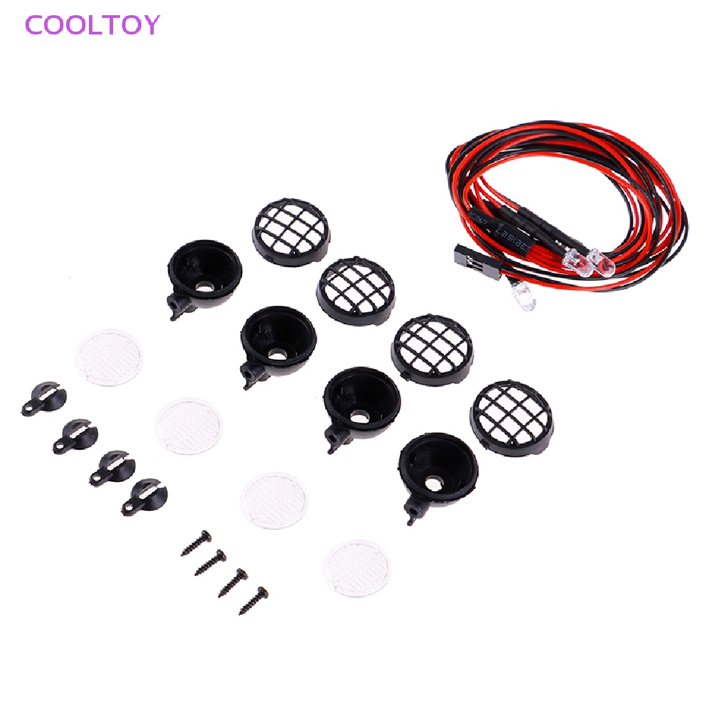 Cooltoy Bộ 4 Đèn led Cho Xe Điều Khiển Từ Xa axial scx10 1 / 10