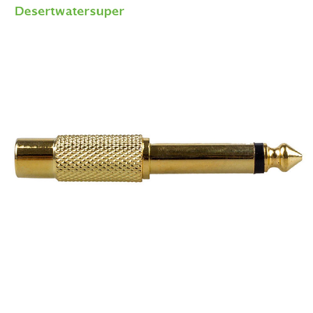 Set 2 Dây Cáp Chuyển Đổi Âm Thanh 6.35mm 1 / 4 &quot;Mono Male Sang RCA Female