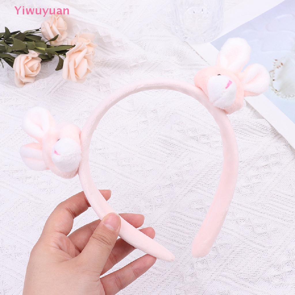 1 Cài Tóc Tai Thỏ Lông Xù Đáng Yêu Phong Cách Hàn Quốc Mới