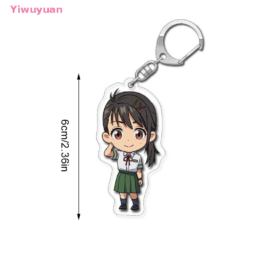 Móc Chìa Khóa Bằng Acrylic Hai Mặt Trong Suốt In Hoạt Hình Anime Mới