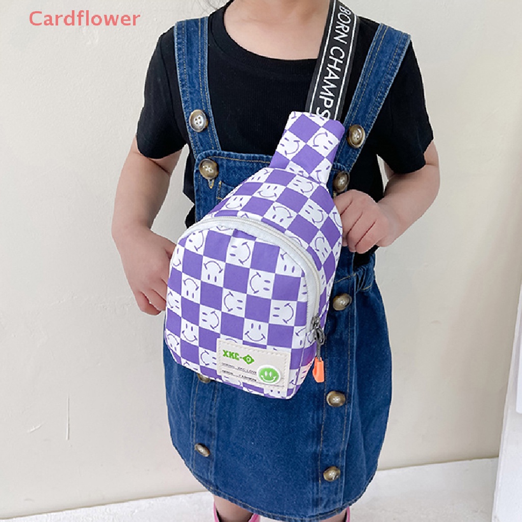 Túi Xách Đeo Vai Hình Vuông Nhỏ Nhắn Sọc Caro Vintage Dễ Thương Cho Bé Mới