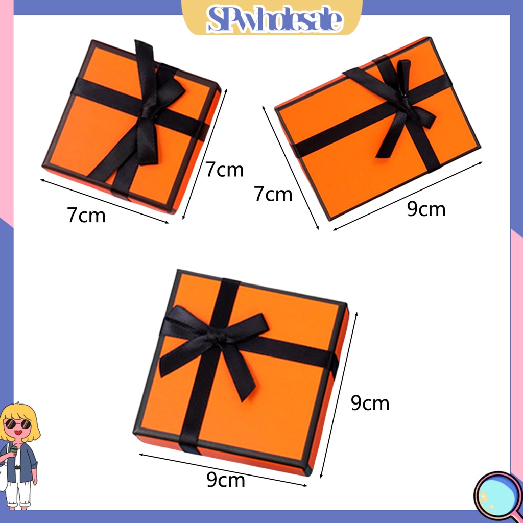 <SPwholesale> Hộp Đựng Trang Sức Thiết Kế Hình Nơ Bằng Giấy Dùng Làm Quà Tặng / Trang Sức / Tiệc Cưới
