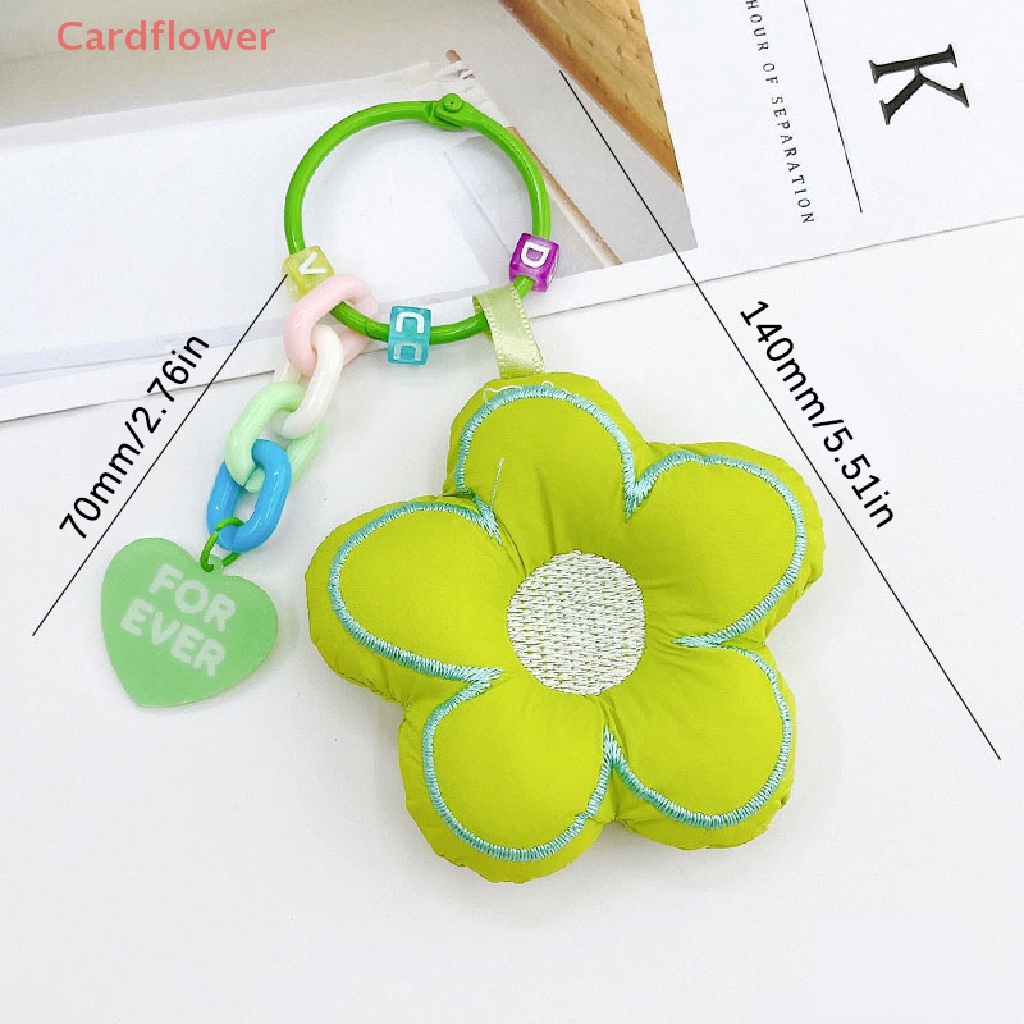 1 Móc Khóa Hoa Hướng Dương Vải Dễ Thương Mới