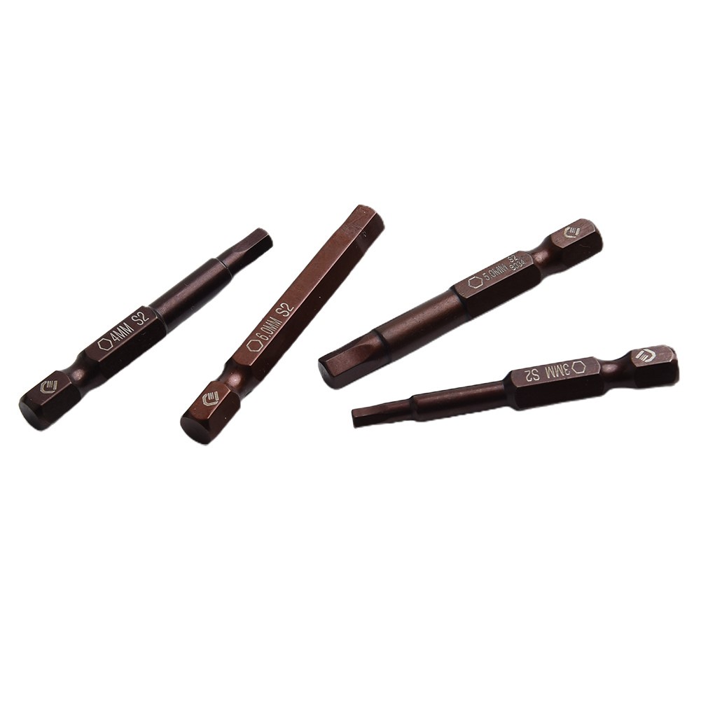 Set 4 Mũi Khoan Lục Giác 50mm H3-H6 Chuyên Dụng