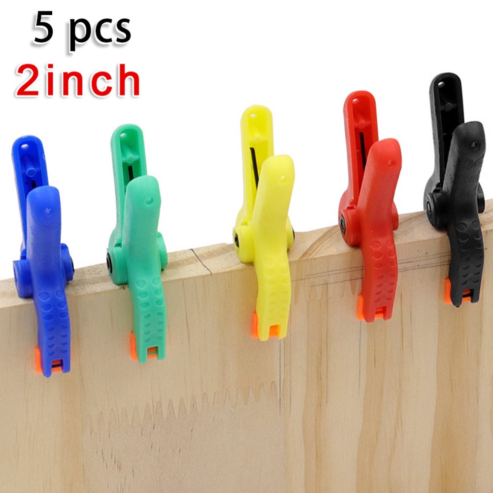 Set 5 Kẹp Lò Xo 2inch Nhiều Màu Sắc Dùng Để Làm Đồ Gỗ Tiện Dụng