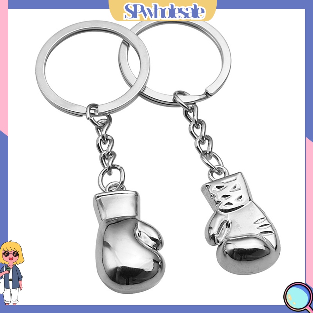 <SPwholesale> 2 Móc Khóa Hình Găng Tay Boxing Mini Độ Cứng Cao